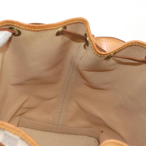 LOUIS VUITTON Damier Azur Noe Shoulder Bag N42222 LV Auth 138518V - Picture 12 of 16